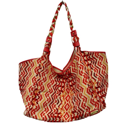 Rafe Handbags - Rafe New York Playa beach bag  XL orange multicolor - great condition 23” wide